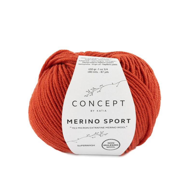 Katia Concept Merino Sport 020 Rust