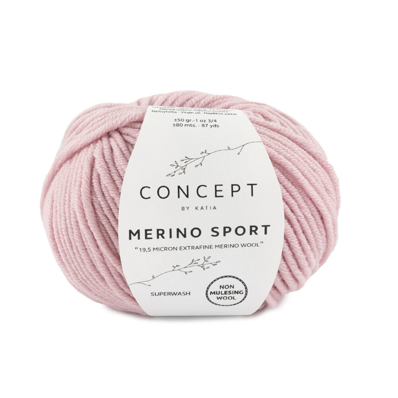 Katia Concept Merino Sport 049 Lyserosa