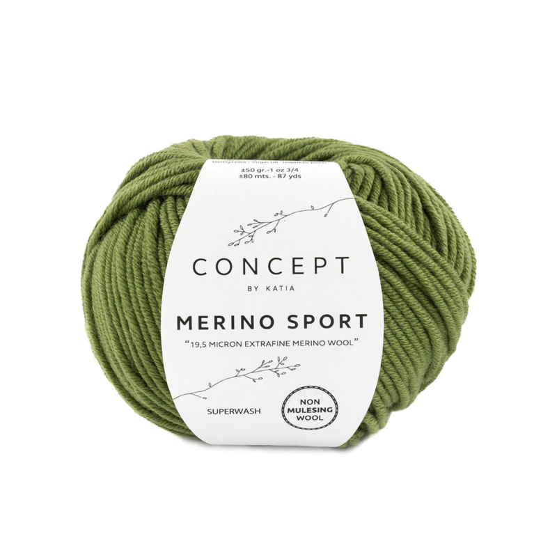 Katia Concept Merino Sport 016 Lysegrønn