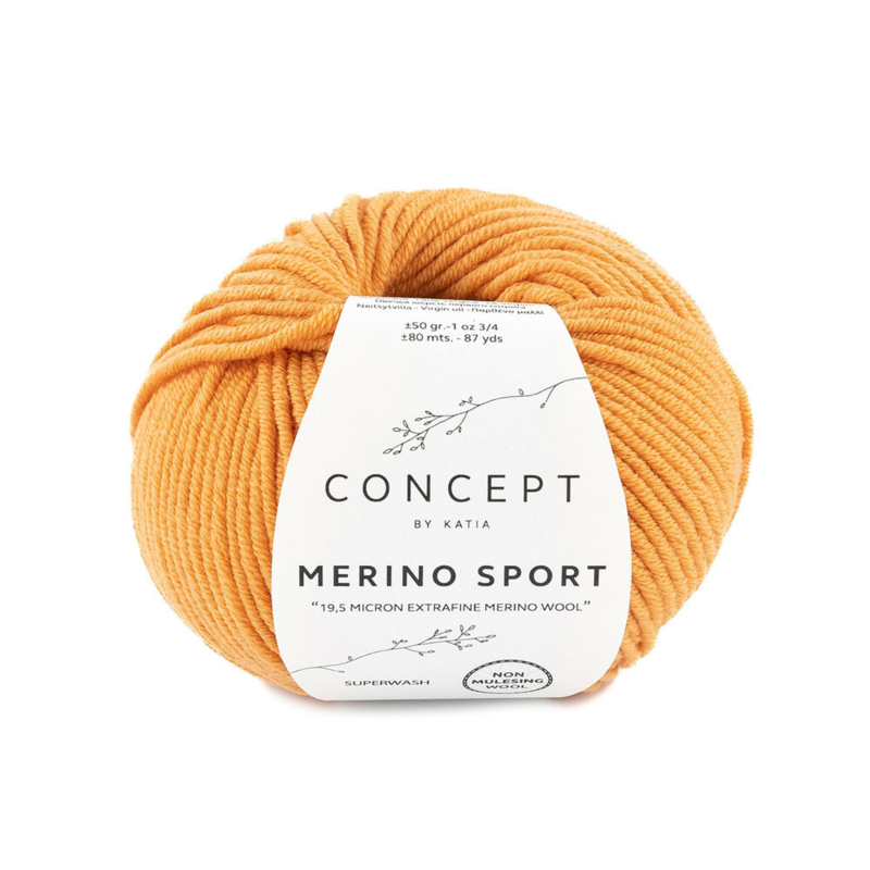 Katia Concept Merino Sport 065 Pastell oransje