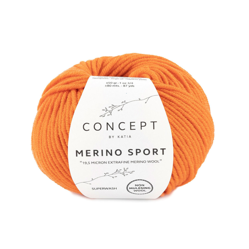 Katia Concept Merino Sport 067 Oransje