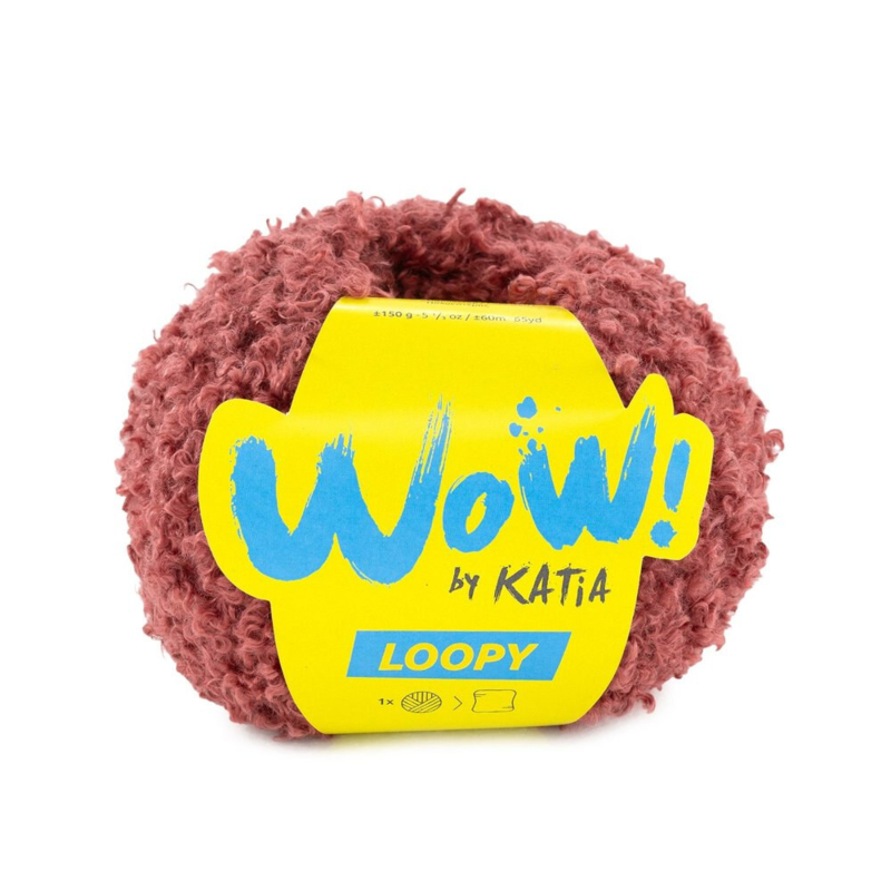 Katia Wow Loopy 159 Bringebærrød