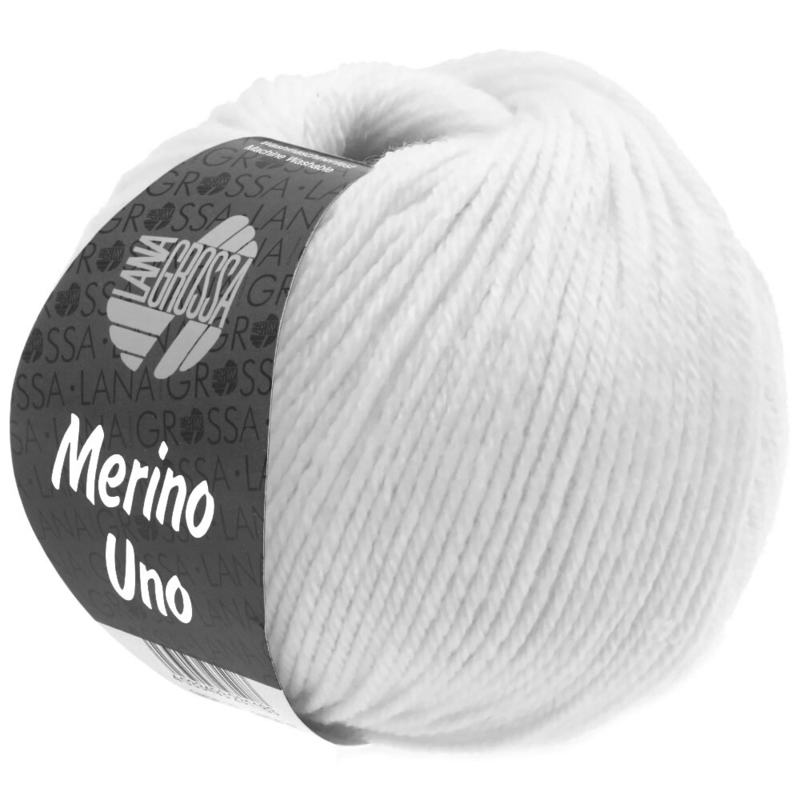 Lana Grossa Merino Uno 01 Hvit