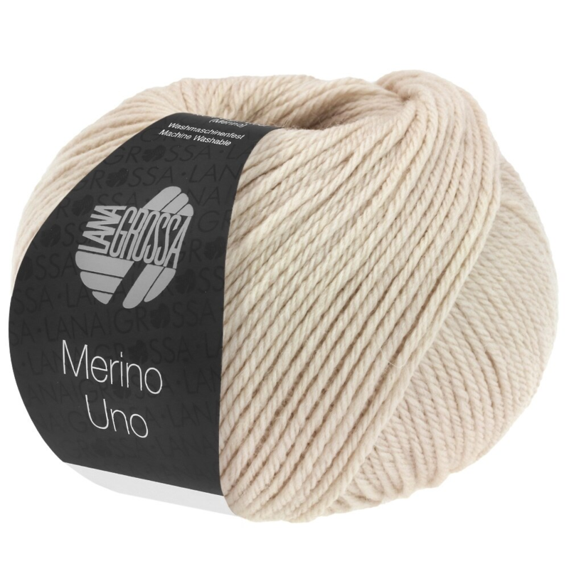 Lana Grossa Merino Uno 55 Beigegrå