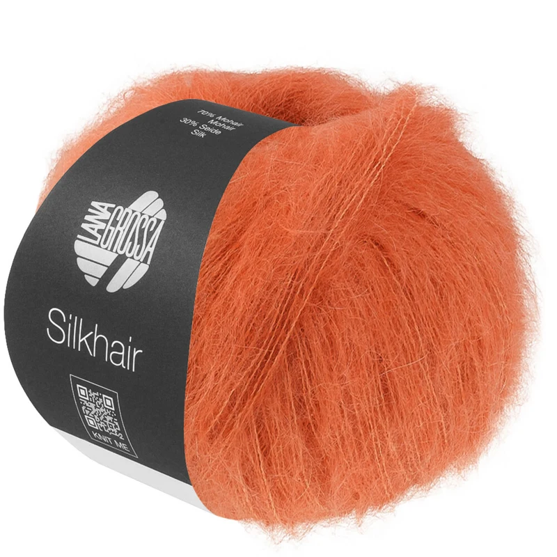 Lana Grossa Silkhair 228 Lakseoransje