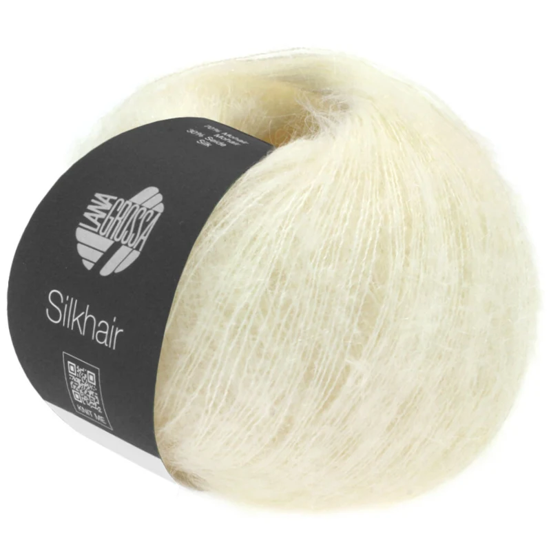 Lana Grossa Silkhair 117 Hvit