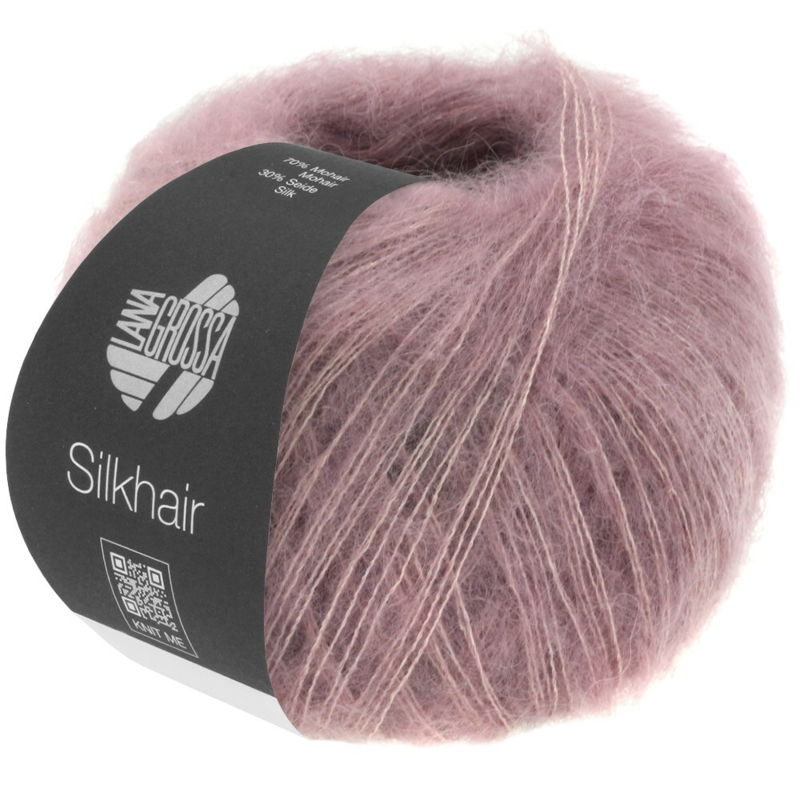 Lana Grossa Silkhair 174 Støvet rosa