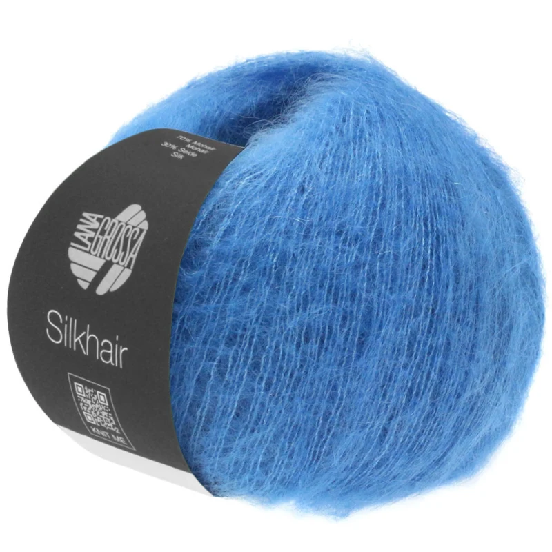Lana Grossa Silkhair 132 Kornblomstblå