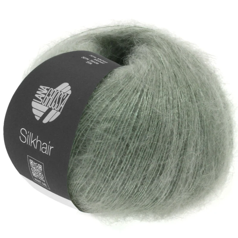 Lana Grossa Silkhair 105 Grågrønn
