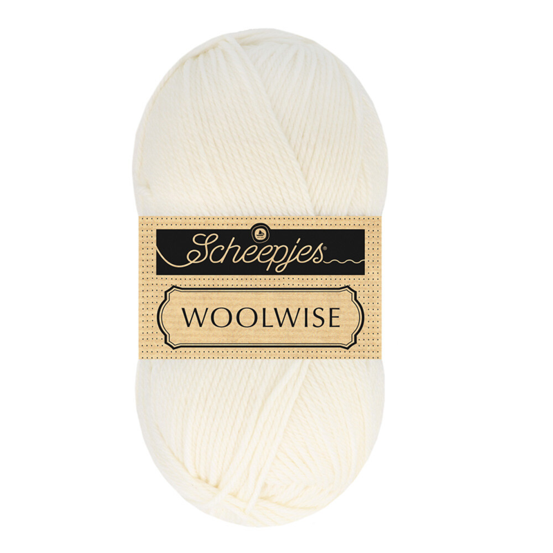 Scheepjes Woolwise 701 Ren hvit