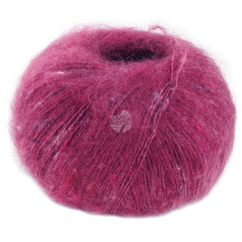 Lana Grossa Natural Superkid Tweed 628 Fuksia