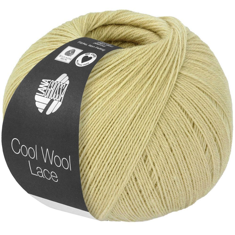 Lana Grossa Cool Wool Lace 65 Pastellgrønn
