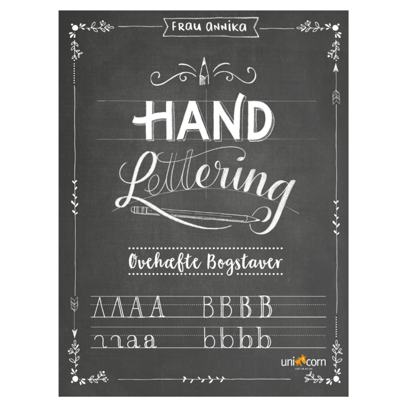 Hand Lettering Øvehæfte Bokstaver