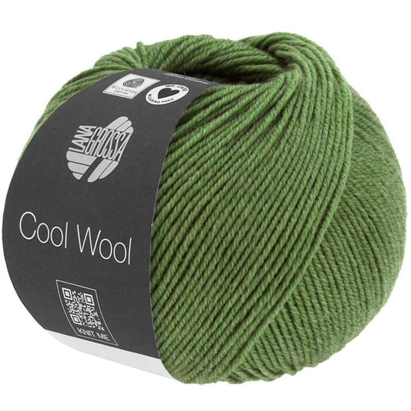 Lana Grossa Cool Wool Mélange 1434 Grønn melert