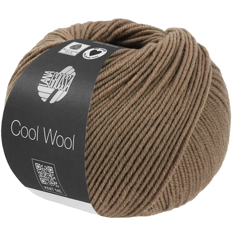 Lana Grossa Cool Wool Mélange 1508 Taupe melert