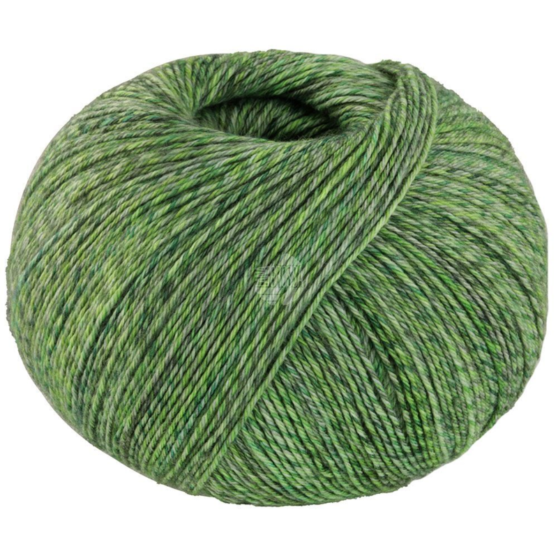 Lana Grossa Vintage Socks 1016 Lys-/mose-/grågrønnmelert