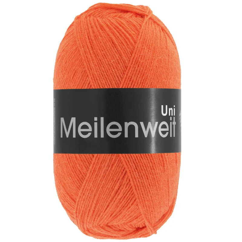 Lana Grossa Meilenweit 100 1396 Gresskarrød