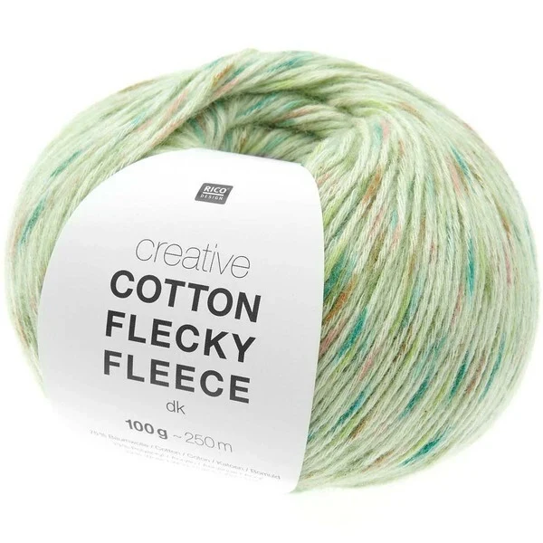 Rico Cotton Flecky Fleece 013 Green