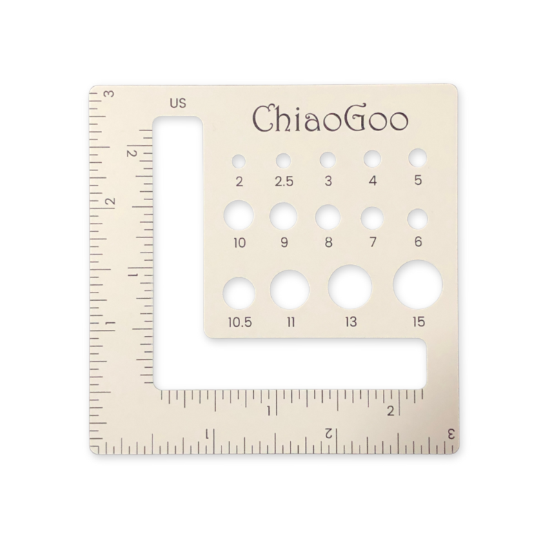 ChiaoGoo Pinne- og Strikkefasthetsmåler (7.5 cm)