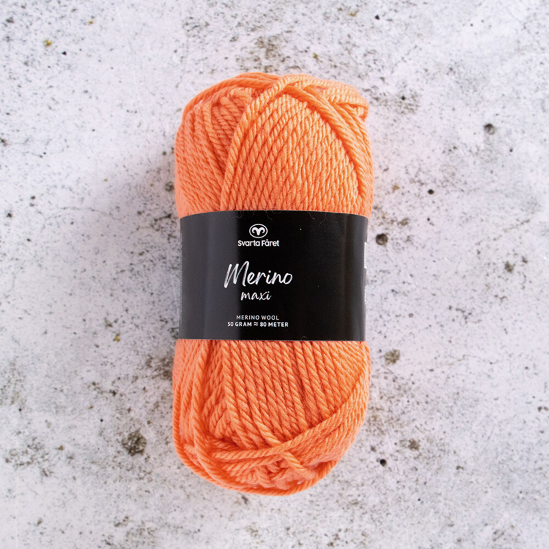 Svarta Fåret Merino Maxi 14 Cantaloupe-melon