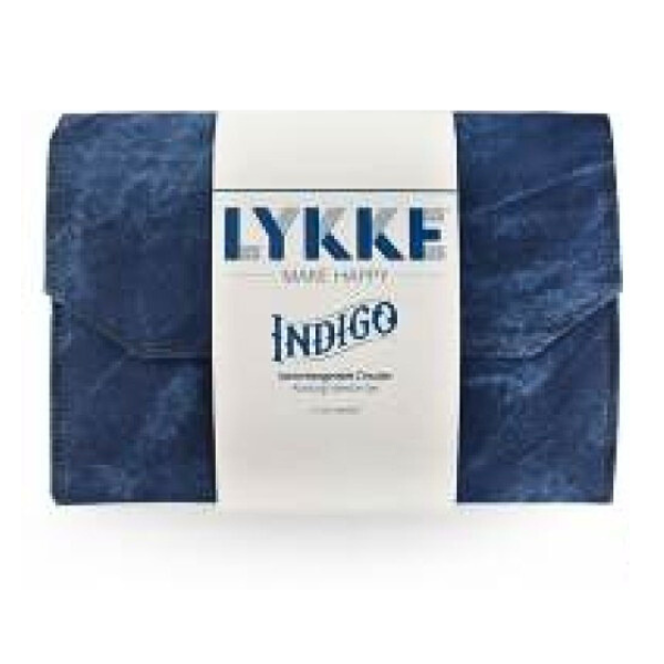 LYKKE Utskiftbare Rundpinner Sett Indigo, Blå, 13 cm