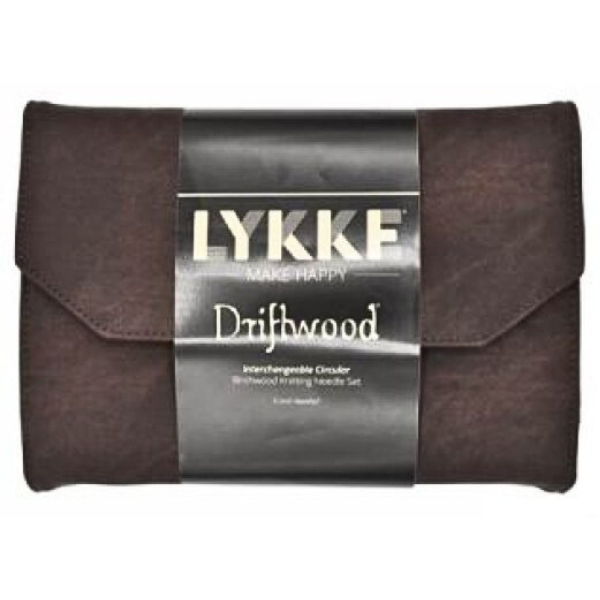 LYKKE Utskiftbare Rundpinner Sett Driftwood, Brun, 13 cm