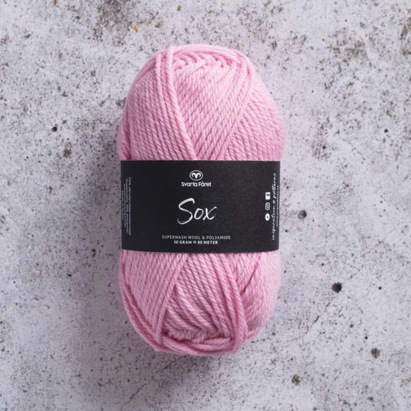 Svarta Fåret Sox 50 g 241 Rosa godteri