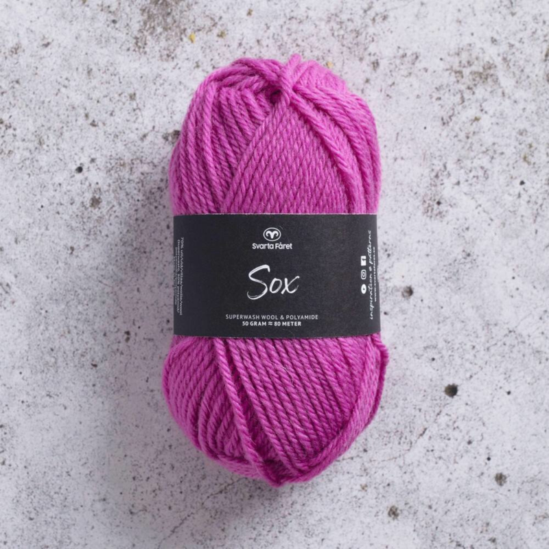 Svarta Fåret Sox 50 g 243 Fuchsia rose