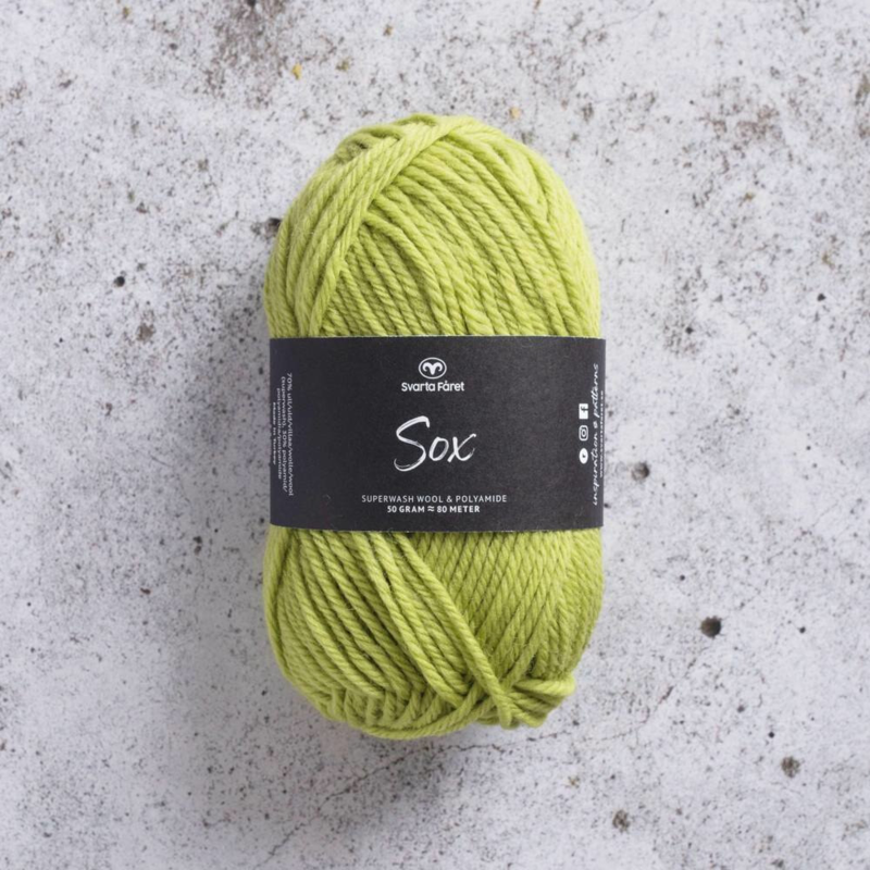 Svarta Fåret Sox 50 g 238 Limegrønn