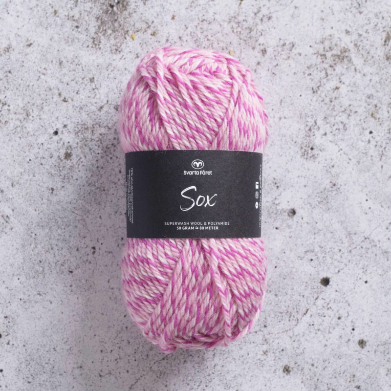 Svarta Fåret Sox 50 g 010 Naturlig fuchsiagodteri