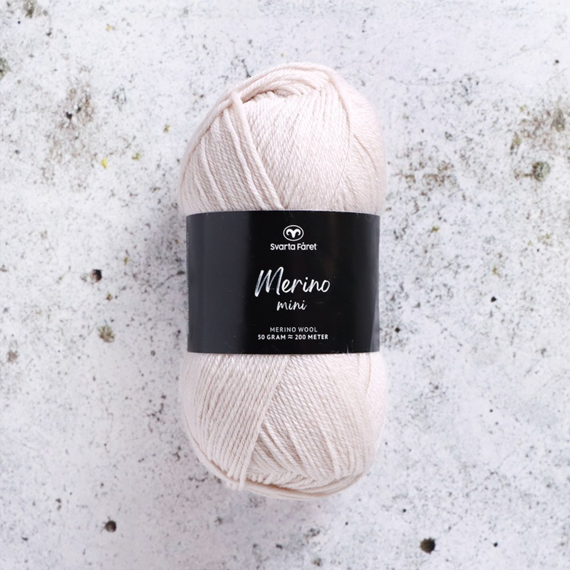 Svarta Fåret Merino Mini 00 Cannoli krem