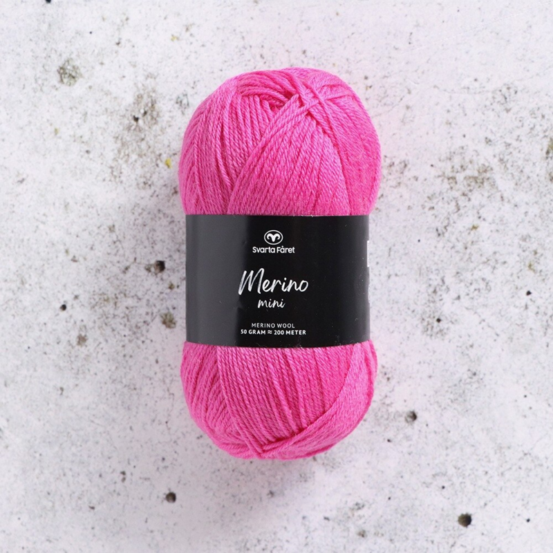 Svarta Fåret Merino Mini 15 Roseopprør