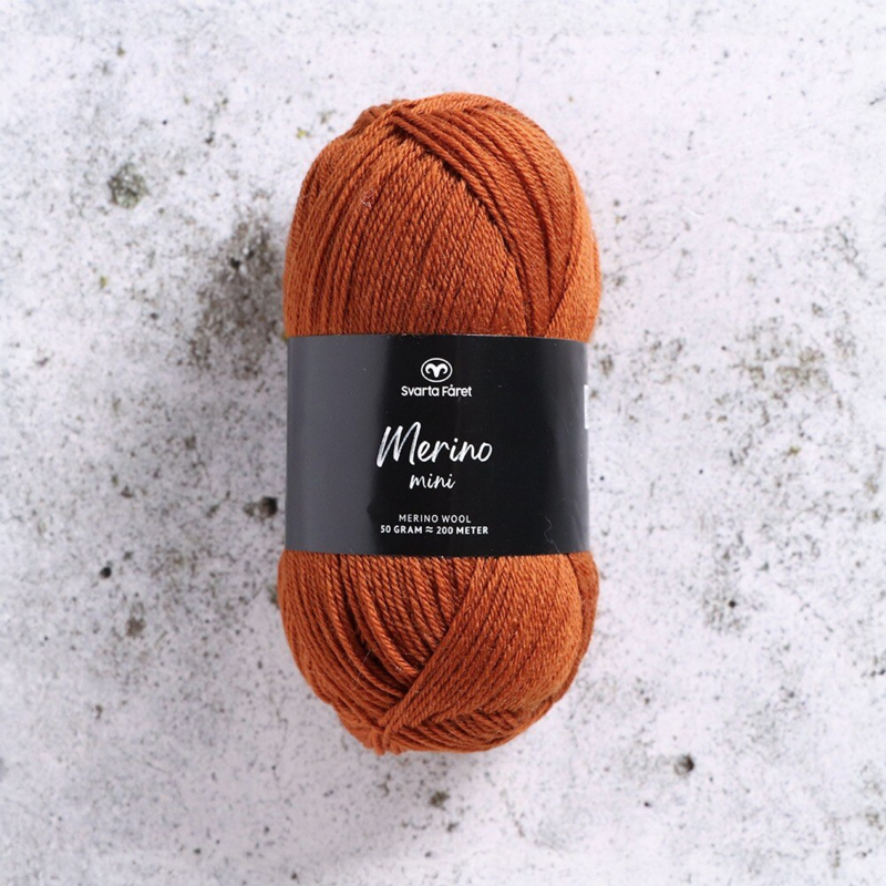 Svarta Fåret Merino Mini 19 Mammut