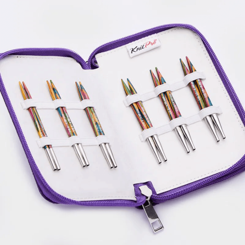 KnitPro Symfonie Special Utskiftbare Rundpinnesett, Deluxe, 10 cm