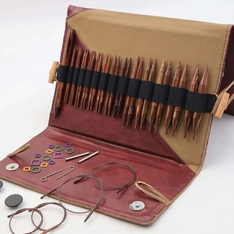 KnitPro Ginger Special Utskiftbare Rundpinner Sett, Grande, 10 cm