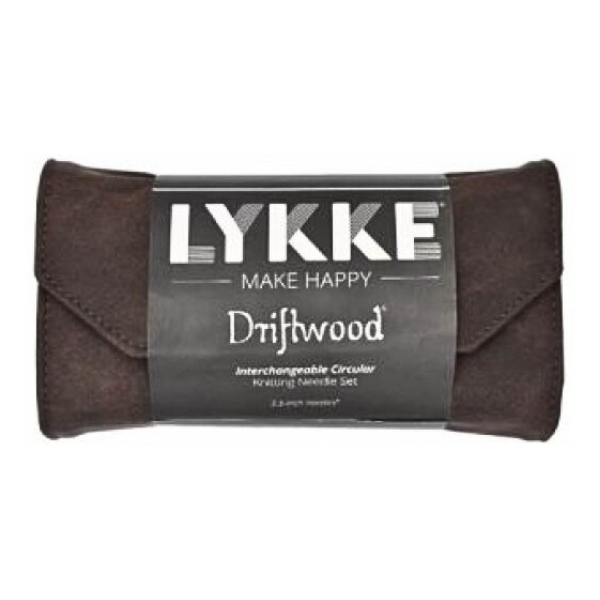 LYKKE Utskiftbare Rundpinner Sett Driftwood, Brun, 9 cm