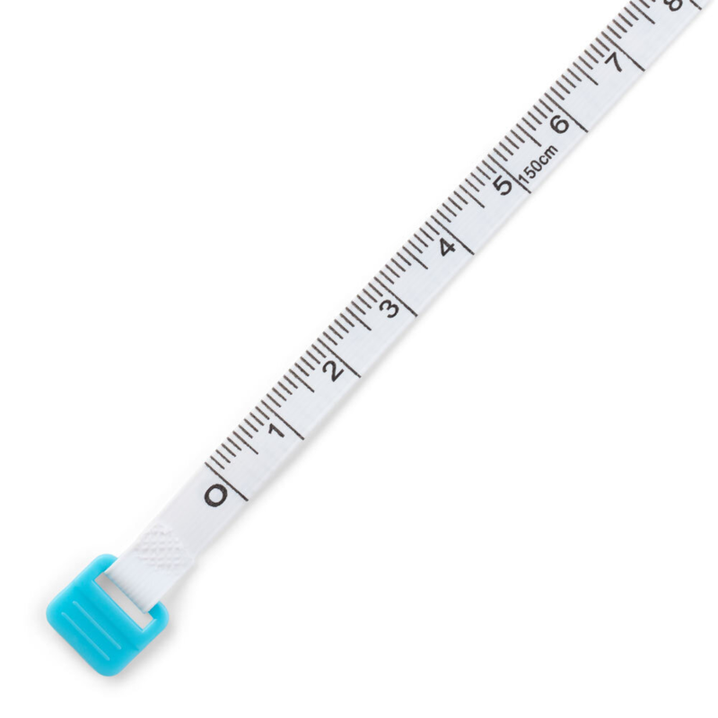 LindeHobby Firkantet Uttrekkbart Målebånd, 150 cm Blå
