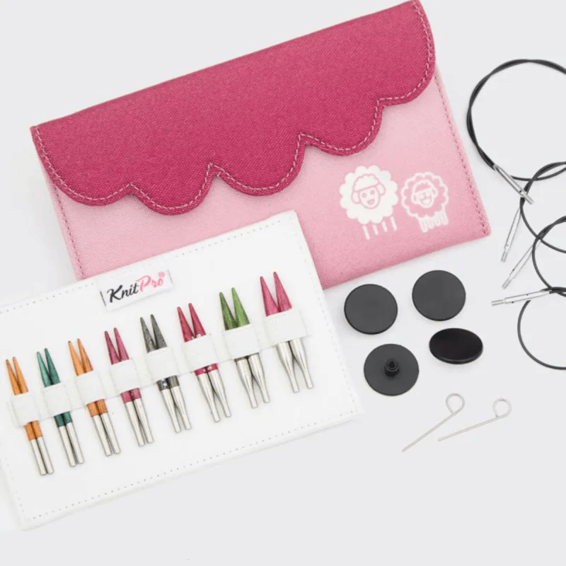 KnitPro Dreamz Mini Utskiftbare Rundpinnesett, Mini, 5 cm