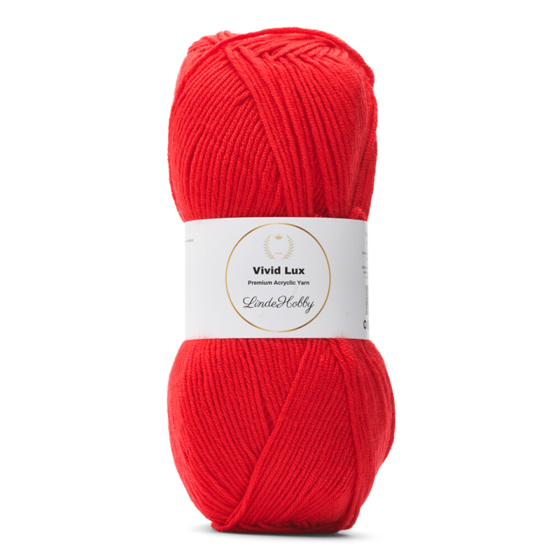 LindeHobby Vivid Lux 07 Valmuerød
