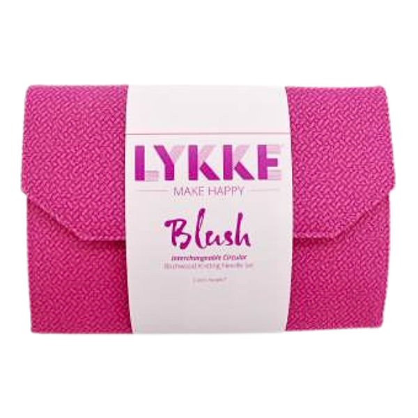LYKKE Utskiftbare Rundpinner Sett Blush, Magenta, 13 cm