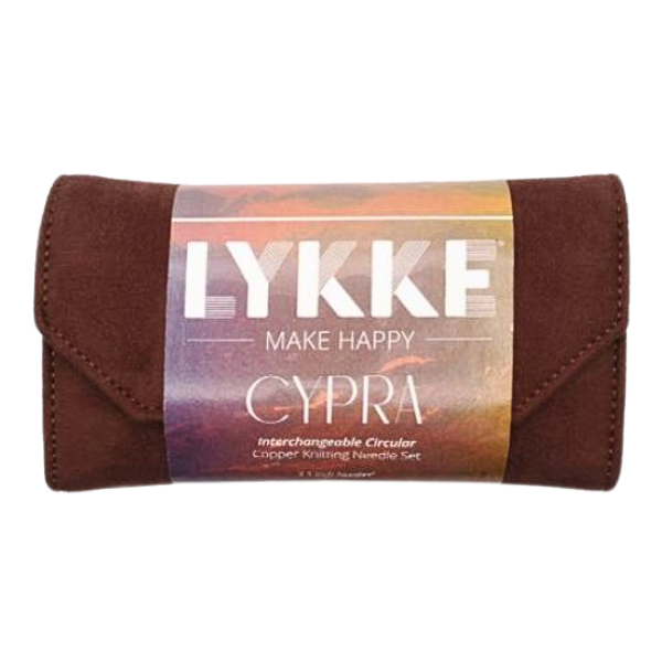 LYKKE Utskiftbare Rundpinner Sett Cypra, Brun, 9 cm
