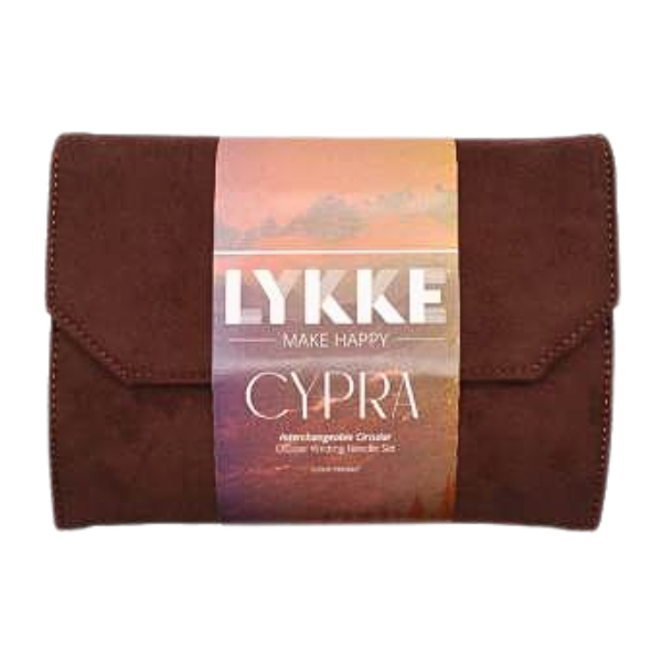 LYKKE Utskiftbare Rundpinner Sett Cypra, Brun, 13 cm