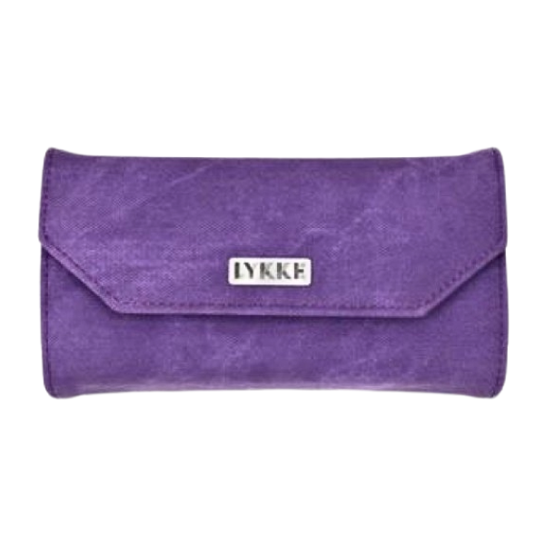 LYKKE Utskiftbare Rundpinnesett Indigo, Lilla, 9 cm
