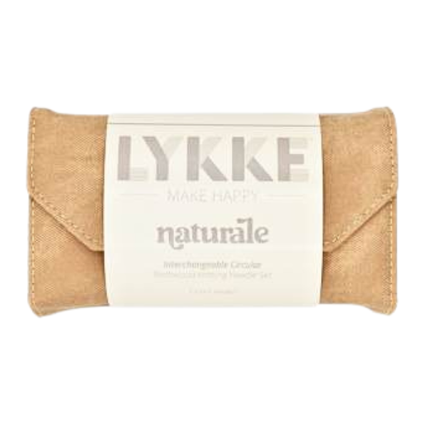 LYKKE Utskiftbare Rundpinner Sett Naturale, Tan, 9 cm