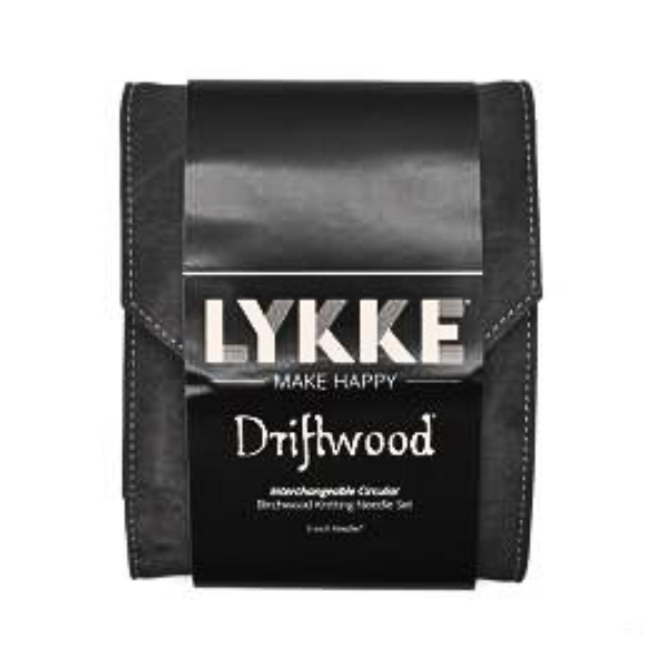 LYKKE Utskiftbare Rundpinner Sett Driftwood, Startsett, Grå, 13 cm