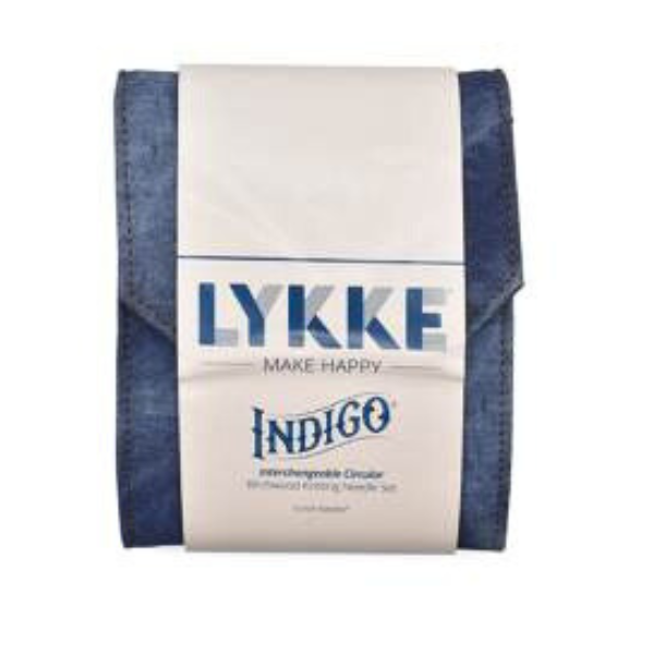 LYKKE Utskiftbare Rundpinner Sett Indigo, Starter Set, Blå, 13 cm