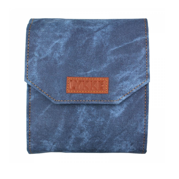 LYKKE Utskiftbare Rundpinner Sett Indigo, Starter Set, Blå, 13 cm