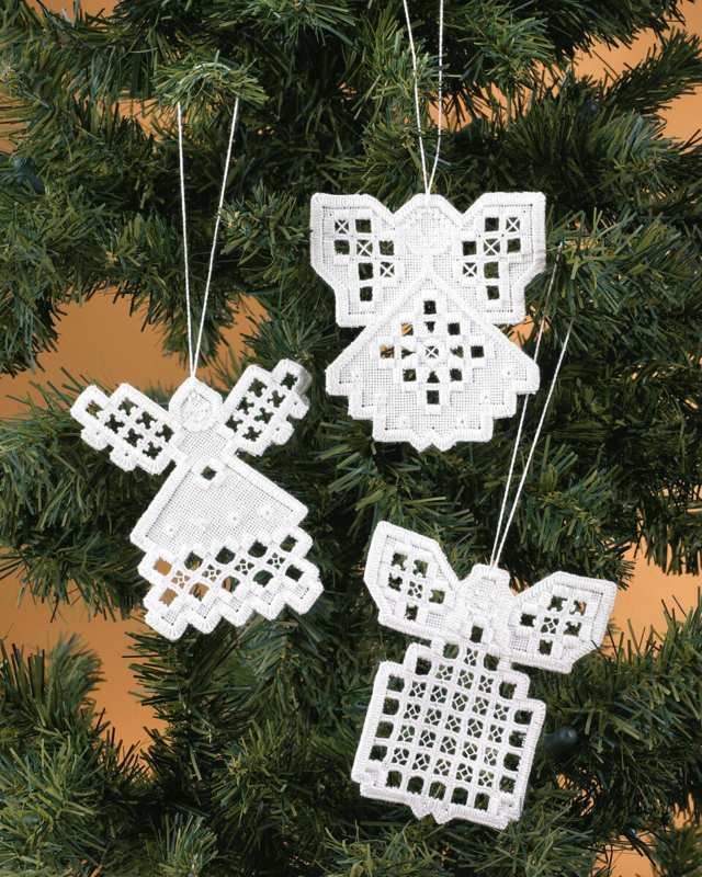 Broderisett Engler Hardanger 3 stk x 10 x 9 cm