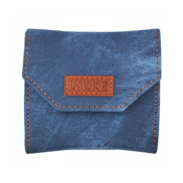LYKKE Utskiftbare Rundpinner Sett, Indigo, Starter Set, Blå, 9 cm