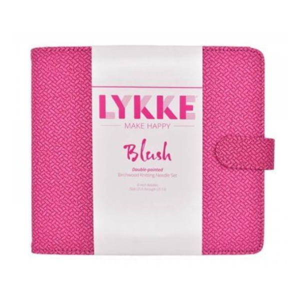 LYKKE Strømpepinnesett Blush, Magenta, 15 cm (4.00–9.00 mm)